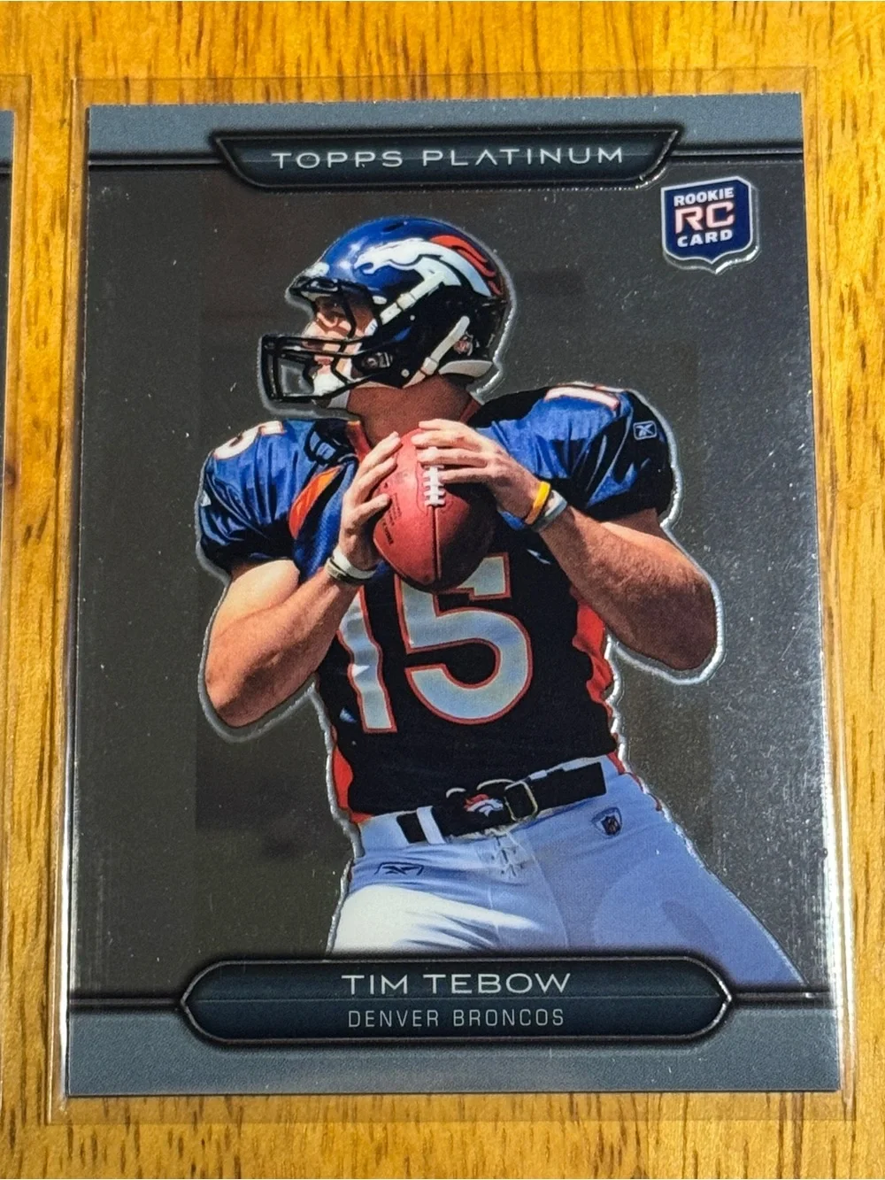 Tim Tebow Rookie Cards Topps Platinum (lot of 2)